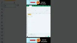 excel serial number short key #excel #excelshortcuts #shortcut  #computerscience