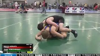 Schoolboy 136 Rocco Horvath Louisiana Vs Danil Korochenskiy Florida