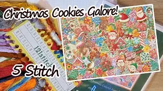 Christmas Cookies Galore! | Unboxing #5Stitch #crossstitch
