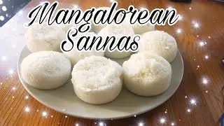 Mangalorean Sannas/ Soft Fluffy steamed rice cakes/ With yeast