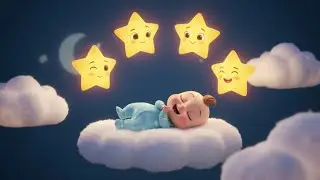 🎵 Bedtime Lullaby with Stars 🌟 | kids nursery rhymes | Baby Song, Sleep and Relaxation for Toddlers