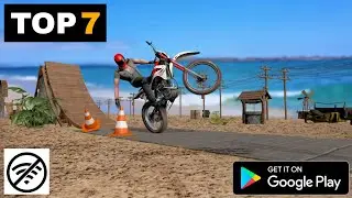 Top 7 Realistic Bike Stunt Games For Android 2024 | Offline Bike Racing Games