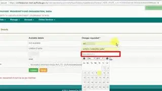 how to change your details on Empolyee provident fund (EPF) website