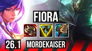 FIORA vs MORDEKAISER (TOP) | KR Diamond | 26.1