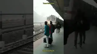22922 Weekly Gorakhpur- BDTS Exp first Time with WAP Loco from Balrampur Station on Gd-Gkp Loop Line
