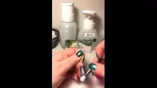 CND Shellac with Unicorn Powder!!