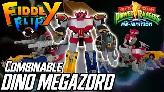 Fiddly Flip | How to Transform Playmates Mighty Morphin Power Rangers Re-Ignition Dino Megazord