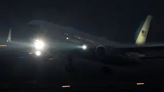 Trump verl&auml;sst in Air Force One 🇺🇸 die Schweiz 🇨🇭 WEF 2026 Davos