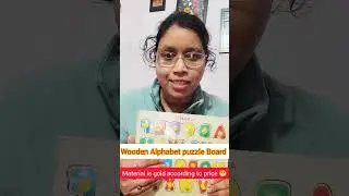 Wooden Alphabet puzzle Board for kids #meeshohaul @Meesho @MeeshoSupplierHub