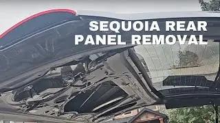 DIY Toyota Sequoia Trunk Panel Removal