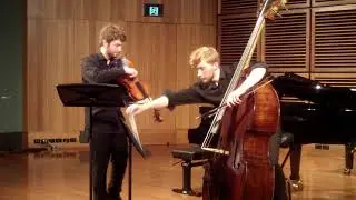 Gliere Duo. Viola/ Double Bass. Raphael Masters/ Jason Henery.