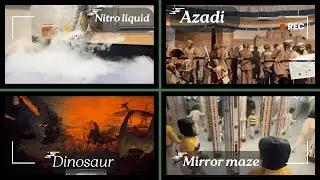 😱 Liquid Nitrogen FREEZE, Dinosaur, Mirror Maze + Azadi Secrets!