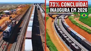 Reta Final da Maior Obra Ferroviária do Brasil! A Ferrovia Estadual do Mato Grosso