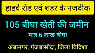 105 Bigha Agriculture land in Vidisha #landforsale