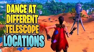 DANCE AT DIFFERENT TELESCOPES - STORM RACER CHALLENGE [FORTNITE]