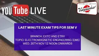 Branch: EXTC and ETRX - Last Minute Exam Tips for Sem-V on Electromagnetic Engineering (EME)