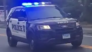 **RARE** Bristol CT Police Department SUV 24 Responding Code 3 in Southington!!