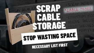 Building Scrap Armoured Cable Storage Unit - Key Clamp Project Necessary List First!