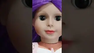 U doll custom light skin with prunella wig and tourmaline hazel eyes doll ✨️ 😍