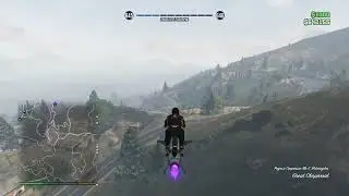 GTA V clip - Crazy Frog accidentally kills flying animal on a Sunday hover 😆.