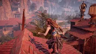 How to get onto the Rooftops of Meridian Village in Horizon Zero Dawn