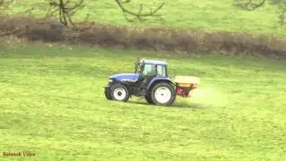 Fertiliser Application by Spinner and New Holland.
