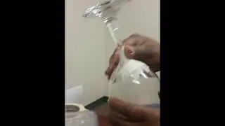 DIY Glitter stem wine glasses How to get your stems the same every time