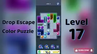 Drop Escape Level 17 Walkthrough 🧩🚪 | Color Puzzle Solutions | Solutionguruji