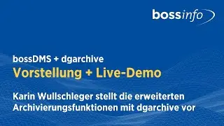 Integration von bossDMS (Dokumenten-Management-System) in Microsoft Dynamics 365 Business Central