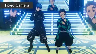 Gurenge (N.Flying ver.) - Demon Slayer (Fixed Camera) | Akito x Tanjiro【VRM Live Viewer/1440p HQ】