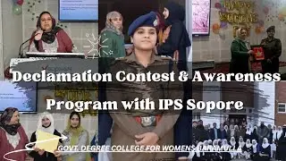 Women&rsquo;s Day 2025 | Awareness Program & Declamation with IPS Sopore | GDC Women Baramulla