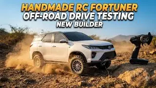 Rc fortuner legender car 100%  complete for testing and  offroading || Fully handmade 