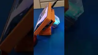 New 5.5 inch AMOLED waveshare touch screen 3D printed case with ICE Tower Cooler Youtube Demo