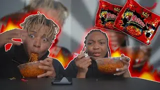 2X SPICY NOODLE CHALLENGE | SOUTH AFRICAN MUKBANGERS 먹방