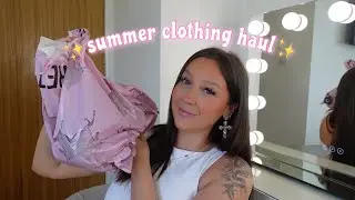 summer try on haul | plt + boohoo🧁🌸👙