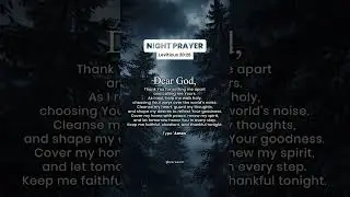 Night prayer before bed from Leviticus 20:26 | January 9, 2026