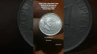 2009 BSP SERIES 1 PISO COIN FROSTED HTF NO RECORD ON NUMISTA