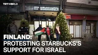 Finland: Protesting Starbucks&rsquo;s support for Israel