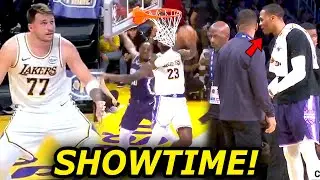 SHOWTIME LOLOBRON! May nabaliw sa ginawa ni LeBron, di umubra si Brodie sa trashtalkan kay Luka!