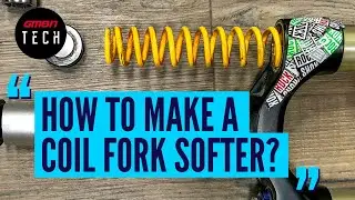 How To Make Mountain Bike Coil Suspension Fork Softer? | #AskGMBNTech