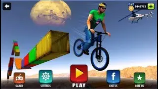 LET'S Play Impossible BMX Bicycle Stunts: Android Gameplay || FREE Simulation Bicycle GamePlay FHD