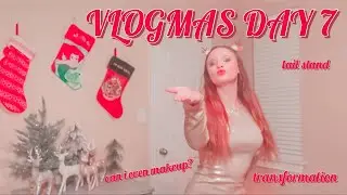 my silicone tail + tail stand came home!! COLOURPOP Rudolph Unboxing & Date Look | VLOGMAS DAY 7