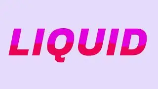 Liquid Text Transition - Ae