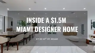 Inside a $1.5M Designer 5-Bedroom Home in Miami | Full Luxury Tour - 871 NE 81st ST ,Miami