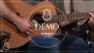 Gallagher GA-60 Western Red Cedar & Indian Rosewood demo