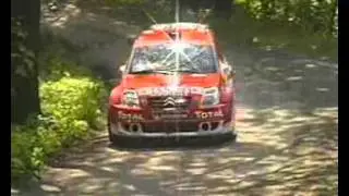 Bruno Thiry testing C2 S1600 before Rally Poland 2004