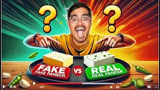 Shocking Fake Paneer Test! असली vs नकली पनीर का खुलासा! 😱 | Craxy XYZ