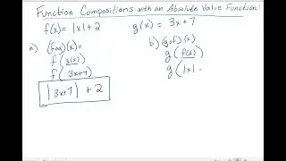 Function Compositions with an Absolute Value Function