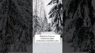 Hyv&auml; treeniviikko takana, t&auml;n&auml;&auml;n k&auml;vely&auml; ja lumit&ouml;it&auml;. Uskaltautuisko ensi viikolla ulos juoksemaan?