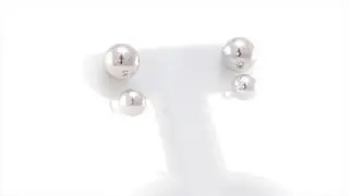Stud and Ear Jacket Earrings in Sterling Silver